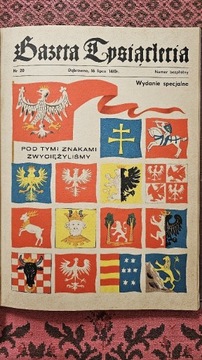 Gazeta Tysiąclecia, z 1966r. Wydawnictwo MON.