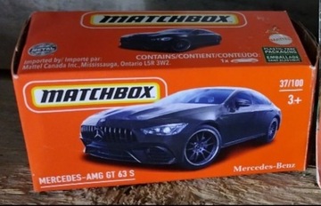 Matchbox MERCEDES BENZ AMG 63 S COUPE czarny