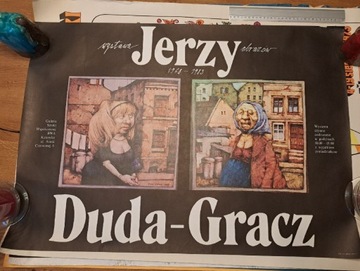 Plakat Duda Gracz PRL 1983 r. Unikat