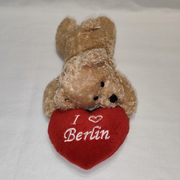 Maskotka Miś z serduszkiem I love Berlin 26cm/M174