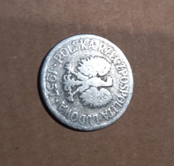 Moneta 50gr PRL 1957r