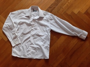 Biała elegancka koszula 10 lat 140/146 dot com
