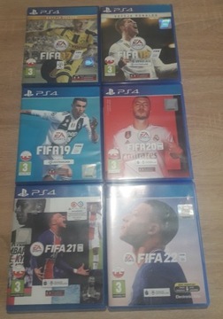 Kolekcja Gier FIFA 17 DO FIFA 22 PS4 EDYCJE PL