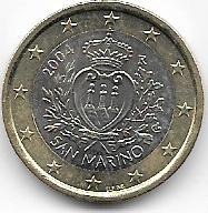 SAN MARINO 1 EURO 2004 ROK !!!