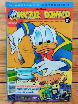 Komiks Kaczor Donald nr 21 2002 r.