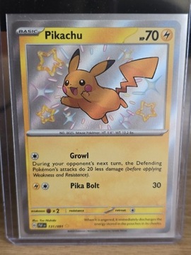 Pokemon tcg shiny pikachu PAF 131 / 091