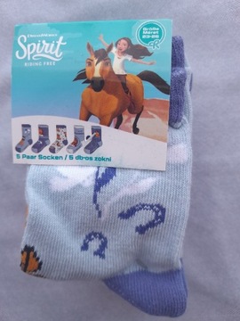 5 pak par skarpety skarpetki 23-26 Mustang Spirit