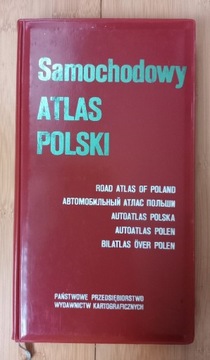 Samochodowy Atlas Polski wyd. 1982