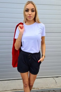 T-shirt biały bawełna  L, XL