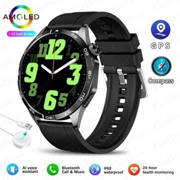 Smartwath 4 Smart Watch 1.43 cal. Amoled IP68