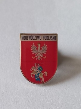 Herb Województwo Podlaskie przypinka pin odznaka