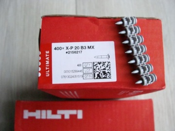 HILTI X-P 20 B3 MX GWOZDZIE osadzak akumulatorowy