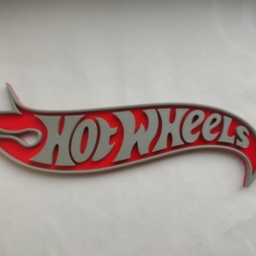 duże logo HOTWHEELS akcesoria Druk3D