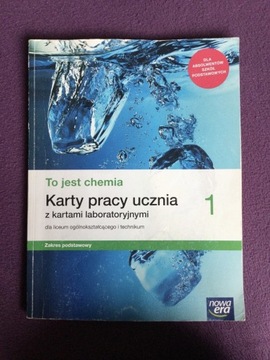 To jest chemia 1 Karty pracy ucznia podstawa