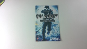 Instrukcja Call of Duty world at war ps2