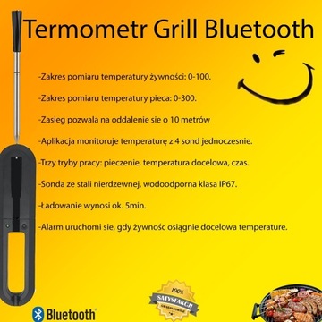 Termometr Grill bluetooth