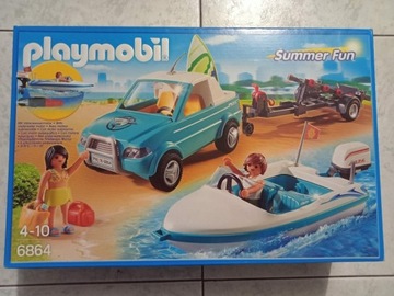 Playmobil Summer Fun 6864 Surfer Pickup z motorówk