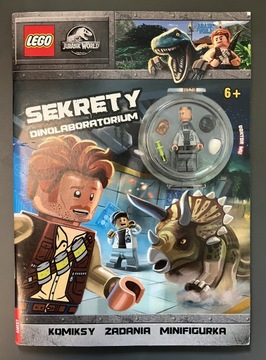 NOWE Cztery gazety ksiazki LEGO plus figurki