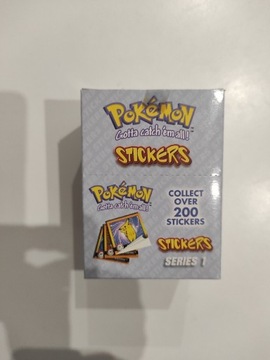 Nowy box naklejki pokemon artbox 300 naklejek tazo