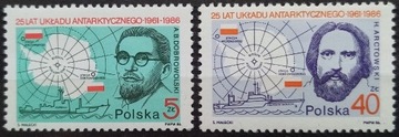 Fi 2885-2886**25 lat Układu Antarktycznego 1986