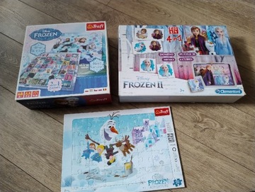 Zestaw gier kraina lodu Frozen puzzle memory