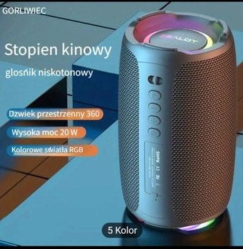 Przenośny Głośnik BLUETOOTH ZEALOT S61 - Radio FM