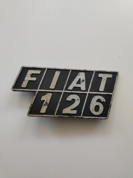 Emblemat tylna klapa fiat 126p włoski