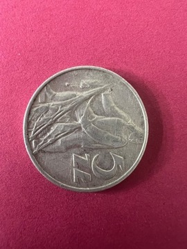 Moneta 5 zł 1974 z rybakiem