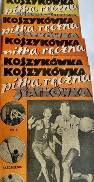 Czas Siatkówka piłka ręczna koszykówka 1956