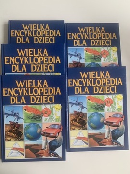 WIELKA ENCYKLOPEDIA DLA DZIECI (5 TOMÓW) - W. MUZA