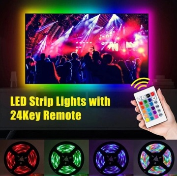 Taśma LED RGB 2m