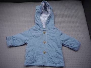 Niebieska kurteczka/bluza niemowlęca 3-6 miesięcy