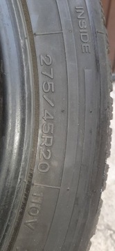 Opony zimowe 275/45R20  Nokian 110V