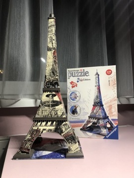 Puzzle 3D- Wieża Eiffla