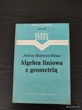 Algebra liniowa z geometrią. A. Białynicki-Birula