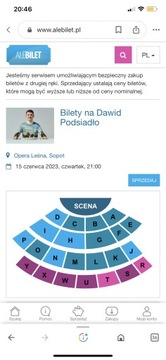 Dawid Podsiadlo 15.06.2023 opera leśna sport bilet