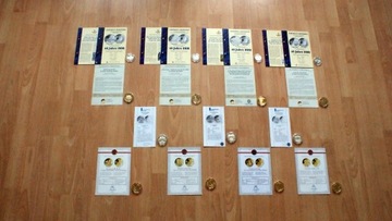 Monety z certyfikatami po numizmatyku