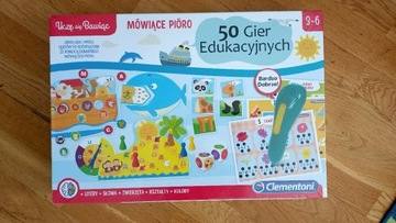 Mówiące Pióro 50 Gier Edukacyjnych Clementoni