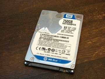 Dysk twardy Western Digital WD7500BPVX 750GB SATA