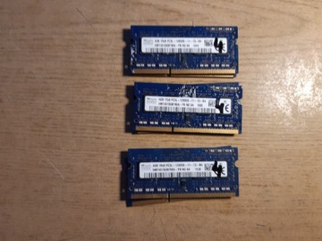 Pamięć  4GB  DDR3 PC3L-12800S-11  1600MHz  SKHYNIX