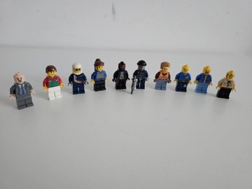 Minifigurki lego ludziki zestaw 10 ludzików 