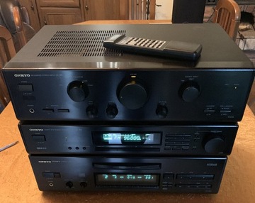 Duża Wieża ONKYO R1 A-9210 / DX-6850 / T-4310R z oryginalnym pilotem