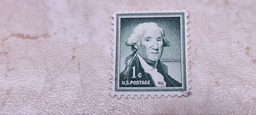 Znaczek kolekcjonerski George Washington 1 cent 