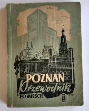 Poznań 1949 r przewodnik mapa reklamy