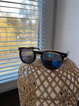 okulary przeciwsłoneczne z klapką zerówki unisex