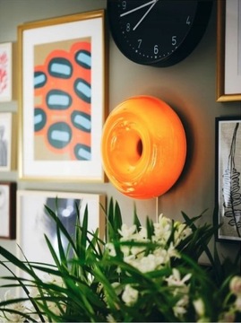 IKEA VARMBLIXT lampa LED donut Sabine Marcelis