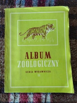 Album zoologiczny PRL książka dla dzieci zabawki 