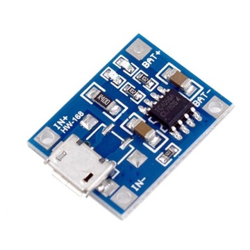 Moduł ładowarki li-ion mini USB HW-168 5V 1A 18650