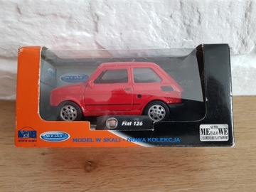 Fiat 126p metalowy model