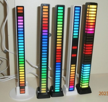 Taśma LED RGB słupek reagujący w takt muzyki USB